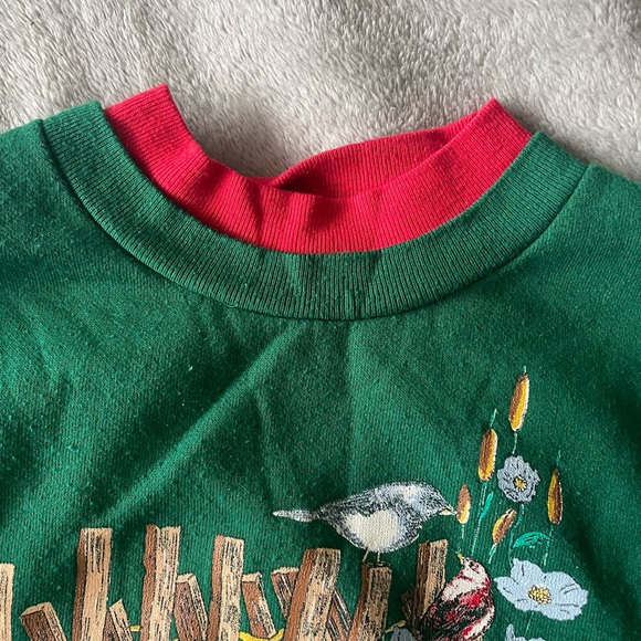 Graphic green sweater - Picture 8 of 9